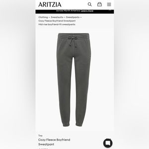 aritzia tna sweatpants